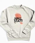 Hallstatt-themed sweatshirt with bold design