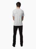 Back view of a young man wearing a minimalist Mariazell Austria T-Shirt