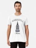 Man wearing a Mariazell Austria T-Shirt with iconic basilica design