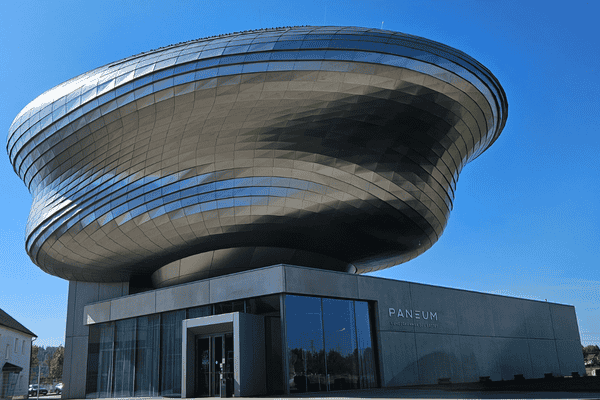 Exterior view of Paneum museum in Austria