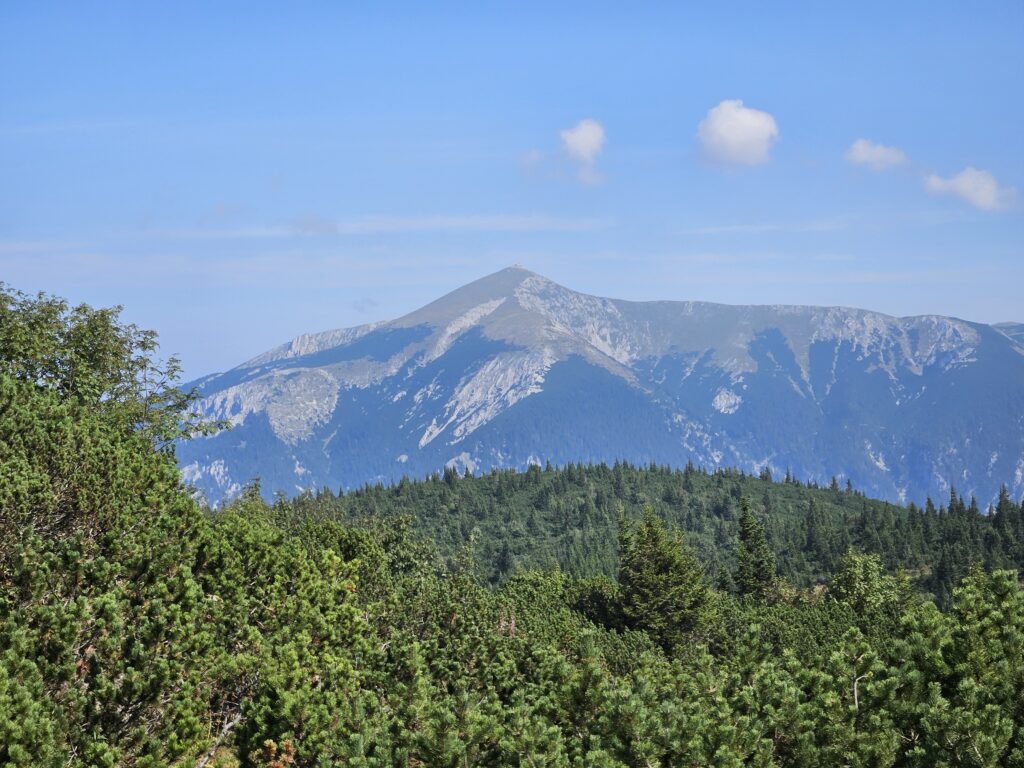 Panoramic view from Rax Mountain near Vienna, Austria