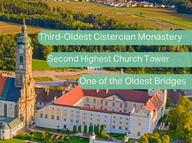 Zwettl Abbey - Third-Oldest Cistercian Monastery, Second Highest Church Tower, One of the Oldest Bridges in Austria