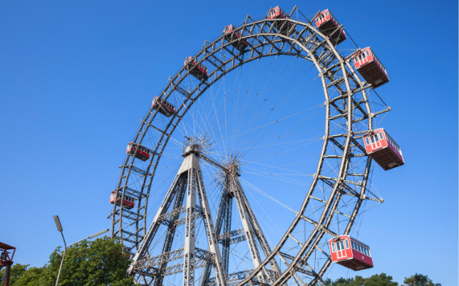 Giant Ferris Wheel in Vienna Prater