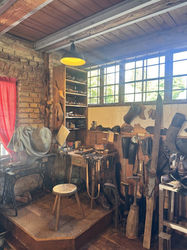 Traditional shoemaker’s workshop at Vienna Woods Museum